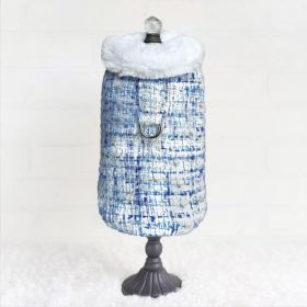 Annabella Dog Coat (Color: Sky, size: SM)