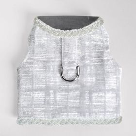 Genevieve Dog Harness (Color: Silver, size: SM)