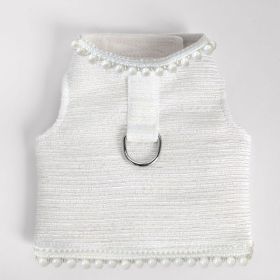 Isabella Dog Harness (Color: Ivory, size: MD)