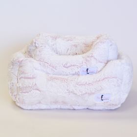 Whisper Dog Bed (Color: Baby Pink, size: LG)