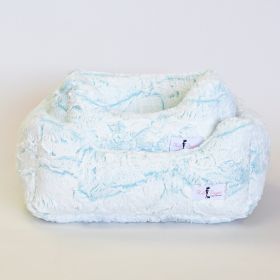 Whisper Dog Bed (Color: Aqua, size: LG)